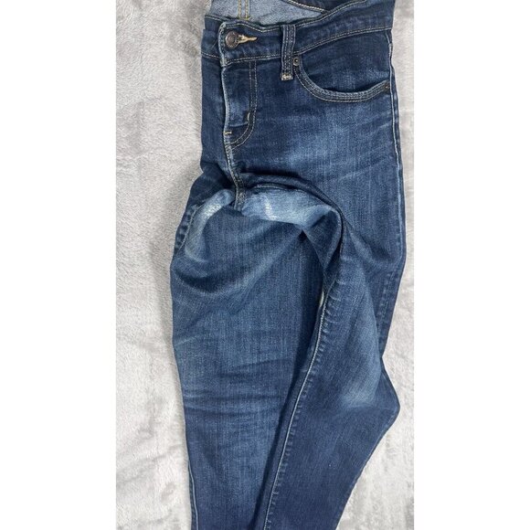 Levi’s 601 Pin Skinny Jeans - W28 L25 Unique Bird Print Pocket - Picture 11 of 16